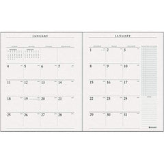 AT-A-GLANCE - 24 Sheet, 9 x 11", Desk Pad Calendar - White - Best Tool & Supply