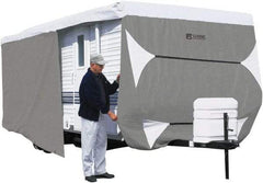 Classic Accessories - Polypropylene RV Protective Cover - 20 to 22' Long x 118" High, Gray and White - Best Tool & Supply