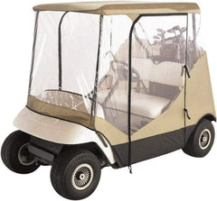 Classic Accessories - Polyester Golf Cart Protective Cover - 83 x 40", Tan - Best Tool & Supply