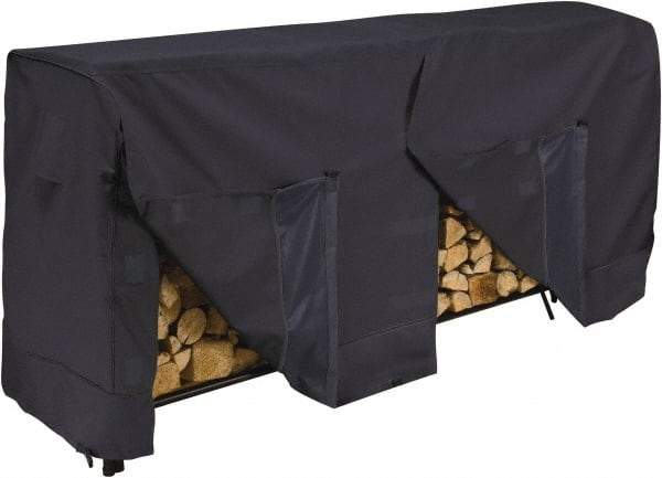 Classic Accessories - Polyester Log Rack Protective Cover - 96 x 24 x 42", Black - Best Tool & Supply