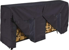 Classic Accessories - Polyester Log Rack Protective Cover - 96 x 24 x 42", Black - Best Tool & Supply