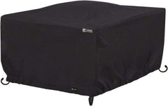 Classic Accessories - Polyester Fire Pit Protective Cover - 42 x 42 x 22", Black - Best Tool & Supply