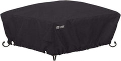 Classic Accessories - Polyester Fire Pit Protective Cover - 30 x 30 x 12", Black - Best Tool & Supply