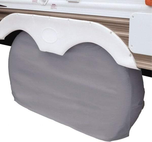 Classic Accessories - Polyvinyl Chloride RV Protective Cover - 27" Diam x 8" Wide, Gray - Best Tool & Supply