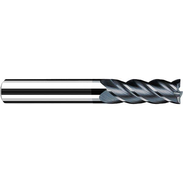 Fraisa - 3/8, 1" LOC, 3/8" Shank Diam, 2-3/4" OAL, 4 Flute Solid Carbide Square End Mill - Best Tool & Supply