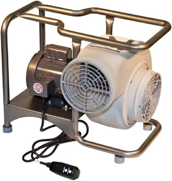 AIR Systems - 8" Inlet, Electric AC Centrifugal Blower - 0.75 hp, 1,308 CFM (Free Air), 220 Max Voltage Rating - Best Tool & Supply