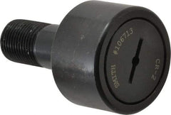 Accurate Bushing - 2" Roller Diam x 1-1/4" Width, 7/8" Stud Diam x 2" Length, Stud Cam Follower - Steel, 1" Thread Length, 7/8-14 Thread, 3-1/4" OAL, 10,370 Lb Dynamic Cap, 10,700 Lb Static Cap - Best Tool & Supply