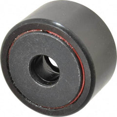 Accurate Bushing - 1/2" Bore, 1-3/4" Roller Diam x 1" Roller Width, Steel Yoke Cam Follower - 7,870 Lb Dynamic Load Capacity, 1-1/16" Overall Width - Best Tool & Supply