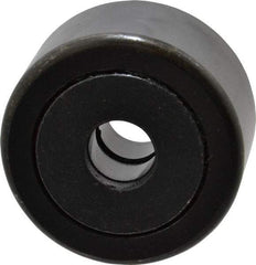 Accurate Bushing - 5/8" Bore, 2-1/4" Roller Diam x 1-1/4" Roller Width, Steel Yoke Cam Follower - 10,370 Lb Dynamic Load Capacity, 1-5/16" Overall Width - Best Tool & Supply