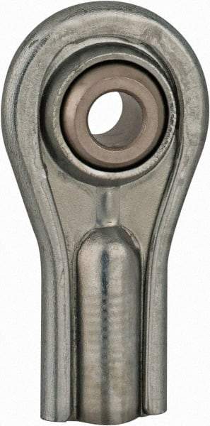 Alinabal - 3/16" ID, Female Spherical Rod End - 10-32 RH, Carbon Steel with Steel Raceway - Best Tool & Supply