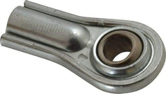 Alinabal - 1/2" ID, Female Spherical Rod End - 1/2-20 LH, Carbon Steel with Nylon Raceway - Best Tool & Supply