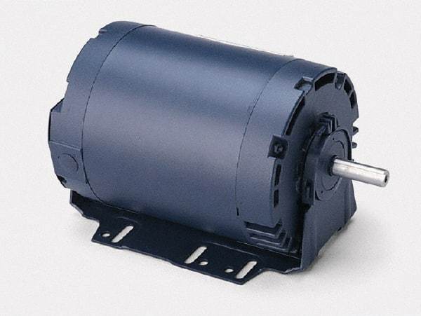 Leeson - 2 Max hp, 3,450 Max RPM, Electric AC DC Motor - 208-230/460 V Input, Three Phase, F56H Frame, Resilient Base Mount - Best Tool & Supply