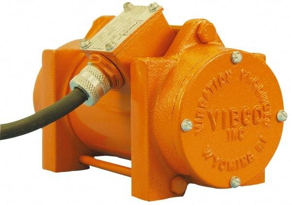 Vibco - 1 Phase, 0.4 Amp, 115 Volt, 8-3/16" Long, Electric Vibrators - 75 to 150 Lbs. Force, 63 Decibels - Best Tool & Supply