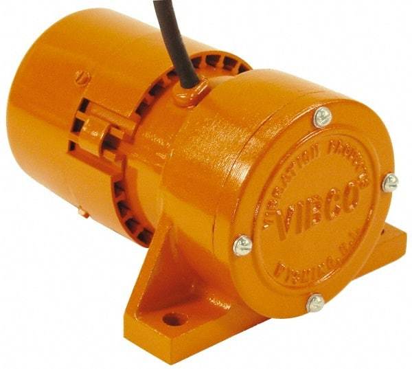 Vibco - 1 Phase, 1.5 Amp, 115 Volt, 7-1/2" Long, Electric Vibrators - 0 to 60 Lbs. Force, 48 Decibels - Best Tool & Supply