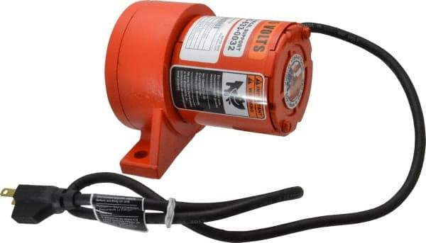 Vibco - 1 Phase, 1.5 Amp, 115 Volt, 5-3/8" Long, Electric Vibrators - 0 to 60 Lbs. Force, 48 Decibels - Best Tool & Supply