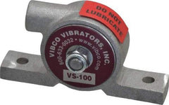 Vibco - 20 Lb. Force, 4 Cubic Feet per Minute, 12,000 RPM, 66 Decibel, Pneumatic Vibrator - 3-7/8" Long x 3/4" Wide x 2" High, 1/8 Port Inlet - Best Tool & Supply