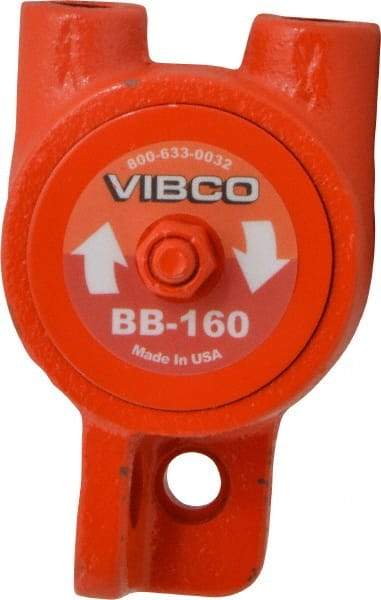 Vibco - 140 Lb. Force, 8 Cubic Feet per Minute, 15,000 RPM, 76 Decibel, Pneumatic Vibrator - 4-1/8" Long x 2" Wide x 2-9/16" High, 1/4 Port Inlet, 1/4 Port Outlet - Best Tool & Supply