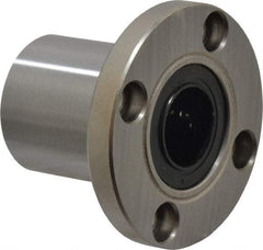 Value Collection - 16mm ID, Round Flanged Single Linear Bearing - 28mm OD - Best Tool & Supply