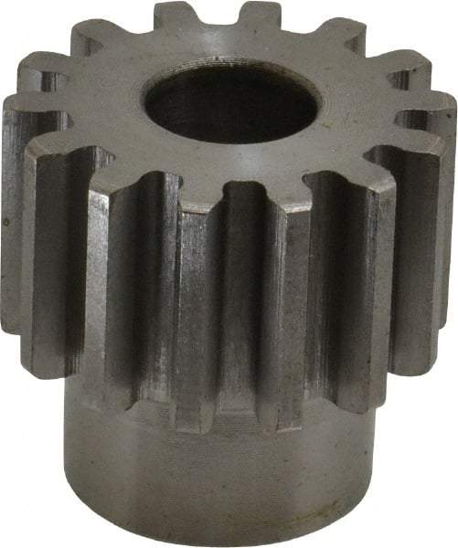 Boston Gear - 12 Pitch, 1.167" Pitch Diam, 14 Tooth Spur Gear - 3/4" Face Width, 1/2" Bore Diam, 0.92" Hub Diam, 14.5° Pressure Angle, Steel - Best Tool & Supply