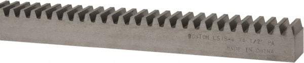 Boston Gear - 3/4" Face Width, 4 Feet Long, 3/4" Thick Steel Gear Rack - 12 Pitch - Best Tool & Supply