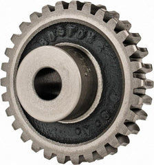 Boston Gear - 12 Pitch, 2-1/2" Pitch Diam, 30 Tooth Worm Gear - 1/2" Bore Diam, 14.5° Pressure Angle, Cast Iron - Best Tool & Supply