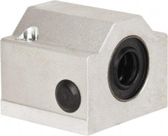 Thomson Industries - 12mm Inside Diam, 350 Lbs. Dynamic Capacity, Closed Single Pillow Block Linear Bearing - 35mm Overall Height x 43mm Overall Width, 23mm Btw Mount Hole Centers - Best Tool & Supply