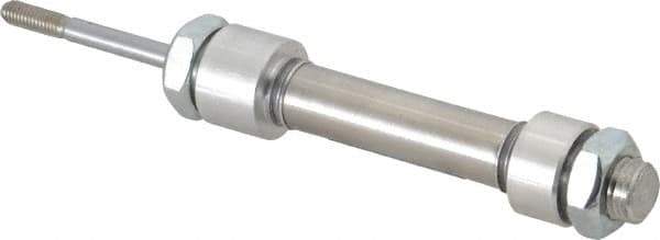 Norgren - 1" Stroke Double Acting Air Cylinder - 10-32 Port, 10-32 Rod Thread - Best Tool & Supply