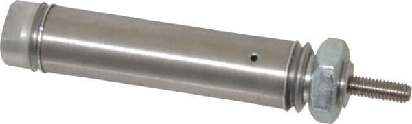 Norgren - 1" Stroke x 9/16" Bore Single Acting Air Cylinder - 10-32 Port, 10-32 Rod Thread - Best Tool & Supply