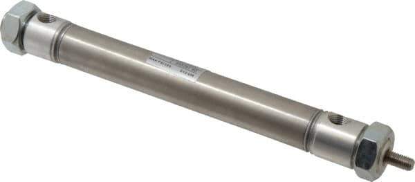 Norgren - 4" Stroke x 3/4" Bore Double Acting Air Cylinder - 1/8 Port, 1/4-28 Rod Thread - Best Tool & Supply