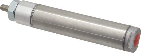 Norgren - 3" Stroke x 1-1/16" Bore Double Acting Air Cylinder - 1/8 Port, 5/16-24 Rod Thread - Best Tool & Supply