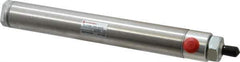 Norgren - 6" Stroke x 1-1/16" Bore Double Acting Air Cylinder - 1/8 Port, 5/16-24 Rod Thread - Best Tool & Supply