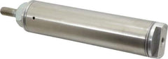 Norgren - 3" Stroke x 1-1/2" Bore Single Acting Air Cylinder - 1/8 Port, 7/16-20 Rod Thread - Best Tool & Supply