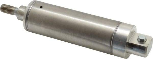 Norgren - 2" Stroke x 1-1/2" Bore Single Acting Air Cylinder - 1/8 Port, 7/16-20 Rod Thread - Best Tool & Supply