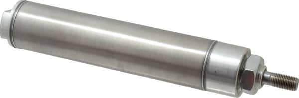 Norgren - 5" Stroke x 1-1/2" Bore Double Acting Air Cylinder - 1/8 Port, 7/16-20 Rod Thread - Best Tool & Supply