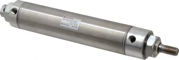 Norgren - 5" Stroke x 1-1/2" Bore Double Acting Air Cylinder - 1/8 Port, 7/16-20 Rod Thread - Best Tool & Supply