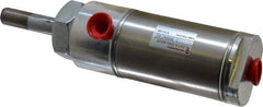 Norgren - 1" Stroke x 1-3/4" Bore Double Acting Air Cylinder - 1/4 Port, 1/2-20 Rod Thread - Best Tool & Supply