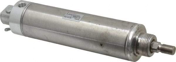 Norgren - 3" Stroke x 2" Bore Single Acting Air Cylinder - 1/4 Port, 1/2-20 Rod Thread - Best Tool & Supply