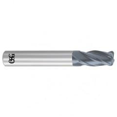 3/8 x 3/8 x 1 x 2-1/2 4Fl .045 C/R Carbide End Mill - WXL - Best Tool & Supply