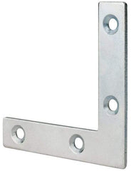 Value Collection - 2-1/2" Long x 1/2" Wide, Steel, Corner Brace - Zinc Plated - Best Tool & Supply