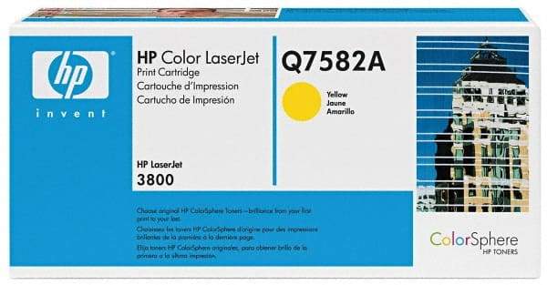 Hewlett-Packard - Yellow Toner Cartridge - Use with HP Color LaserJet 3800, CP3505 - Best Tool & Supply