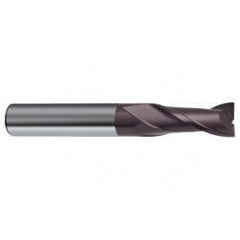 6.5mm Dia. x 60mm Overall Length 2-Flute Square End Solid Carbide SE End Mill-Round Shank-Center Cut-Firex - Best Tool & Supply