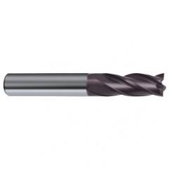 12mm Dia. x 83mm Overall Length 4-Flute Square End Solid Carbide SE End Mill-Round Shank-Center Cut-Firex - Best Tool & Supply