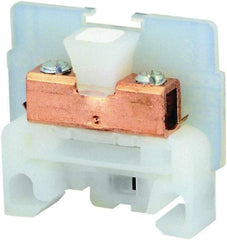 Square D - 600 VAC, 40 Amp, -40 to 275°F, DIN Rail Mount, Nylon Standard Terminal Block - 2 Contacts, Copper, 22 to 10 AWG Compatibility, 1.38 Inch High x 1.4 Inch Deep - Best Tool & Supply