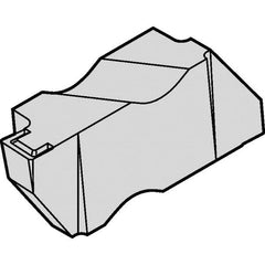 Kennametal - 2M120NG K Grade KCU25, 1.2mm Cutting Width Carbide Grooving Insert - 1.27mm Max Depth of Cut, Left Hand, 0.09mm Corner Radius, AlTiN Finish - Best Tool & Supply