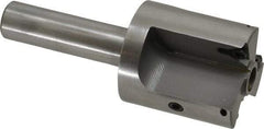 Everede Tool - 1-3/8 Inch Diameter, Interchangeable Pilot, Straight 1/2 Inch Shank Diameter, 3 Insert, Indexable Counterbore - 3.2 Inch Overall Length, TPGH 215 Insert, 5/16 Inch Pilot Hole Diameter Compatibility - Best Tool & Supply