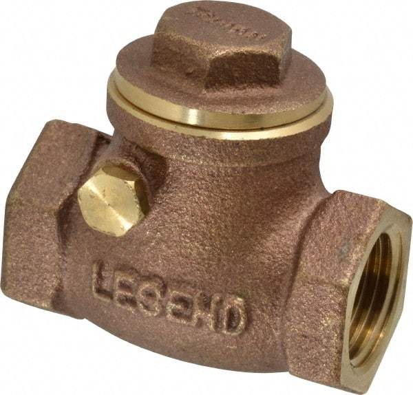 Legend Valve - 1/2" Brass Check Valve - Inline, FNPT x FNPT, 200 WOG - Best Tool & Supply