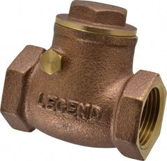 Legend Valve - 3/4" Brass Check Valve - Inline, FNPT x FNPT, 200 WOG - Best Tool & Supply