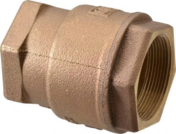 Legend Valve - 2" Bronze Check Valve - Inline, FNPT x FNPT, 250 WOG - Best Tool & Supply