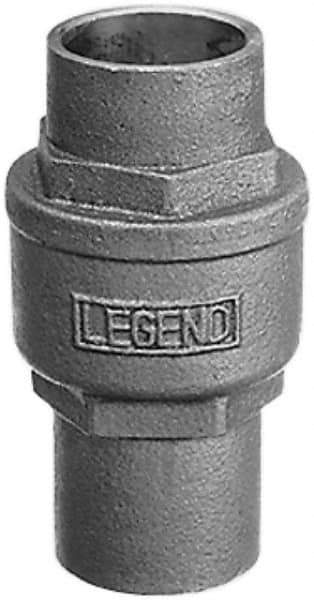 Legend Valve - 2" Bronze Check Valve - Inline, Soldered x Soldered, 250 WOG - Best Tool & Supply