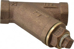 Legend Valve - 1/4" Pipe, FNPT Ends, Bronze Y-Strainer - 300 psi WOG Rating, 150 psi WSP Rating - Best Tool & Supply